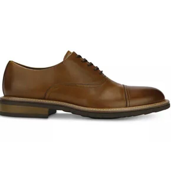 KENNETH COLE REACTION Men's Klay Flex Cap Toe Oxfords Dress Shoes Brown 8.5 10 - Picture 2 of 6